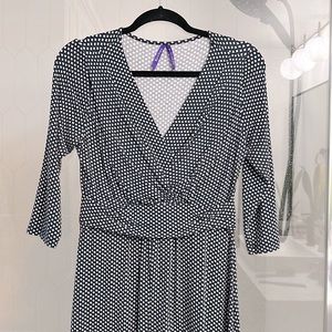 SOLD / Seraphine Maternity and Nursing Wrap Dress